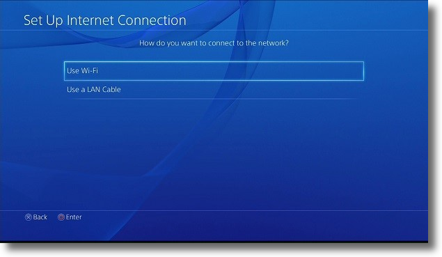 how to setup ps4 lan cable
