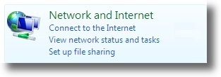 Microsoft Windows Vista PPTP network and Internet settings