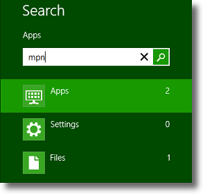 Windows 8.1 OpenVPN search for MPN
